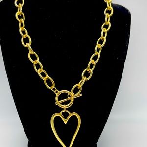 Heart chunky chain